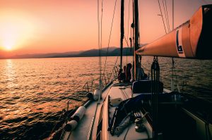 Sailboat in the sunset