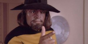 Worf from Star Trek